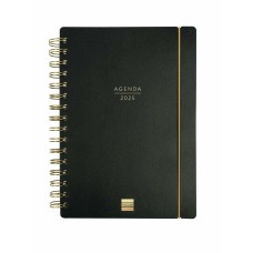 Agenda Finocam Haiku Negro A5 15,5 x 21,2 cm 2024-2025