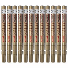 Permanent marker Uni-Ball Paint PX-21L Golden 12 Pieces