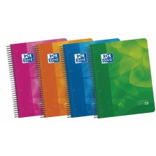 Cuaderno Oxford European Book Multicolor A4 4 Piezas 120 Hojas