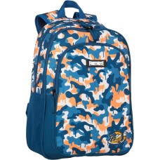 Mochila Escolar Fortnite Azul Camuflaje 42 x 32 x 20 cm