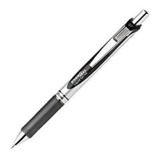 Bolígrafo de gel Pentel EnerGel Deluxe Negro 0,35 mm 12 Piezas