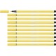 Felt-tip pens Stabilo Pen 68 Yellow (10 Pieces)