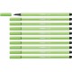 Felt-tip pens Stabilo Pen 68 Green (10 Pieces)