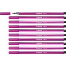 Felt-tip pens Stabilo Pen 68 Pink (10 Pieces)