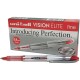 Liquid ink pen Uni-Ball Vision Elite UB-200 Red 0,6 mm (12 Pieces)