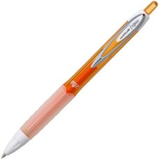 Boligrafo de tinta líquida Uni-Ball Rollerball Signo UM-207 Naranja 0,4 mm (12 Piezas)