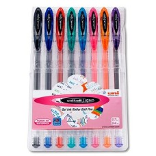 Set de Bolígrafos Uni-Ball Rollerball Signo UM-120 Multicolor 0,5 mm