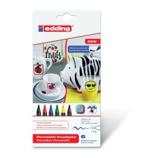 Set of Felt Tip Pens Edding 6 Pieces Multicolour