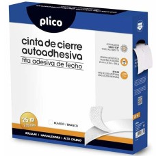 Cinta Adhesiva PLICO Blanco 20 mm x 25 m