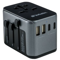 Adaptador de Enchufe Universal de Viaje Verbatim UTA-03