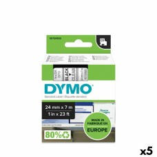 Cinta de transferencia térmica Dymo D1 53710 Poliéster Transparente (5 Unidades)