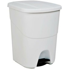 Waste bin Denox 40 L White Plastic