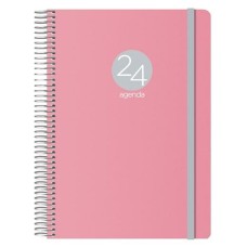 Diary MEMPHIS  DOHE 2024 Annual Pink 15 x 21 cm