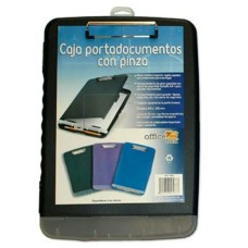 Portadocumentos Office Box Pinza A4+ Negro