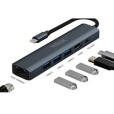 Dockstation Nilox Negro Gris