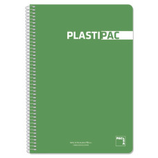 Cuaderno Pacsa Plastipac Verde Claro Din A4 80 Hojas 21,5 x 31,5 cm 5 Piezas