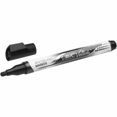 Rotulador Bic Velleda Negro (12 Piezas)