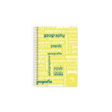 Notebook Pacsa Yellow Multicolour Din A4 80 Sheets 21,5 x 31,5 cm 4 Pieces