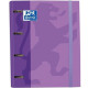 Carpeta de anillas Oxford Classic Europeanbinder Malva A4 A4+