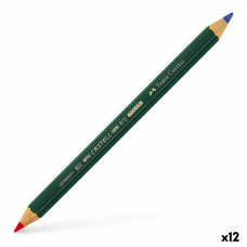 Lápiz Faber-Castell 873 Color Azul Rojo (12 Unidades)