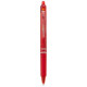 Bolígrafo Pilot Frixion Clicker Tinta borrable Rojo 0,4 mm 12 Unidades