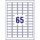Adhesive labels Avery Transparent 210 x 297 mm 38,1 x 21,2 mm