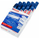 Rotulador permanente Edding 500 Azul (10 Unidades)