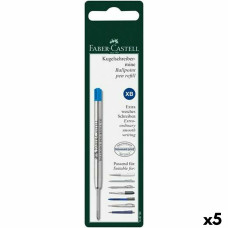 Recambios Faber-Castell Bolígrafo 0,6 mm Azul (5 Unidades)