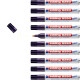 Rotulador permanente Edding Reactivo a la luz ultravioleta (10 Unidades)