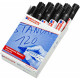 Rotulador permanente Edding 550 Negro (10 Unidades)