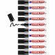 Rotulador permanente Edding 550 Negro (10 Unidades)