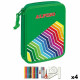 Plumier Doble Alpino Verde Multicolor (32 Piezas) (4 Unidades)