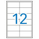 Adhesivos/Etiquetas Apli 581288 100 Hojas 97 x 42,4 mm Acrílico Papel 100 Piezas