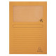 Set de Subcarpetas Exacompta Forever Naranja A4 Ventana transparente 100 Piezas