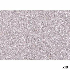Papel Fama Plateado 20 x 30 cm Purpurina (10 Unidades)
