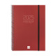 Agenda Finocam OPAQUE Burdeos A5 15,5 x 21,2 cm 2025