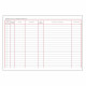 Correspondence Record Book DOHE 09911 A4 Burgundy 100 Sheets