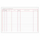 Correspondence Record Book DOHE 09910 A4 Burgundy 100 Sheets