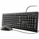 Teclado y Ratón Trust TKM-250 Negro Qwerty Español