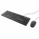 Teclado y Ratón Trust TKM-250 Negro Qwerty Español