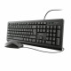 Teclado y Ratón Trust TKM-250 Negro Qwerty Español