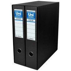 Archivador de Palanca Unipapel 2 Piezas Negro A4 31,8 x 29 x 7,5 cm