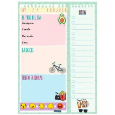 Planificador Diario Finocam TALKUAL 14,8 x 21 cm Blanco