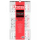 Calendario de pared Finocam Papel 2025 23,6 x 43 cm