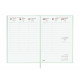 Agenda Finocam DYNAMIC LONDON Y10 Menta A5 14 x 20,4 cm 2025