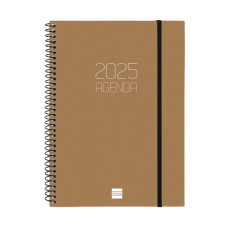 Agenda Finocam OPAQUE Marrón A5 15,5 x 21,2 cm 2025