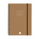 Agenda Finocam OPAQUE Marrón A5 15,5 x 21,2 cm 2025