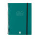 Agenda Finocam OPAQUE Verde A5 15,5 x 21,2 cm 2025