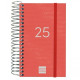 Agenda Finocam YEAR Rojo Mini 7,9 x 12,7 cm 2025