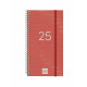 Agenda Finocam YEAR Rojo Mini 9,4 x 17,1 cm 2025